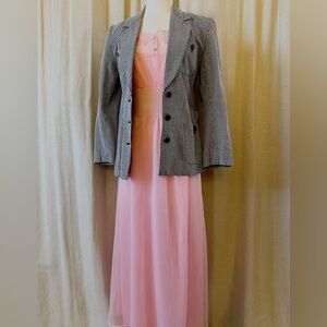 Vintage 60s Plaid Chore Coat – Tailored with Waist Belt